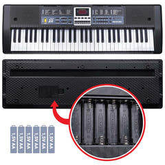MQ 6136L keyboardorgel med mikrofon för barn