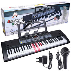 MQ 6136L keyboardorgel med mikrofon för barn