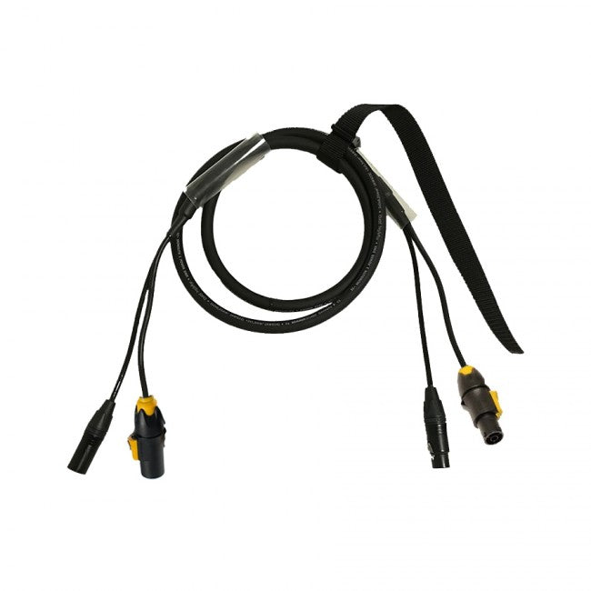 Multikabel Powercon True1 + 1 x DMX 5Pol 