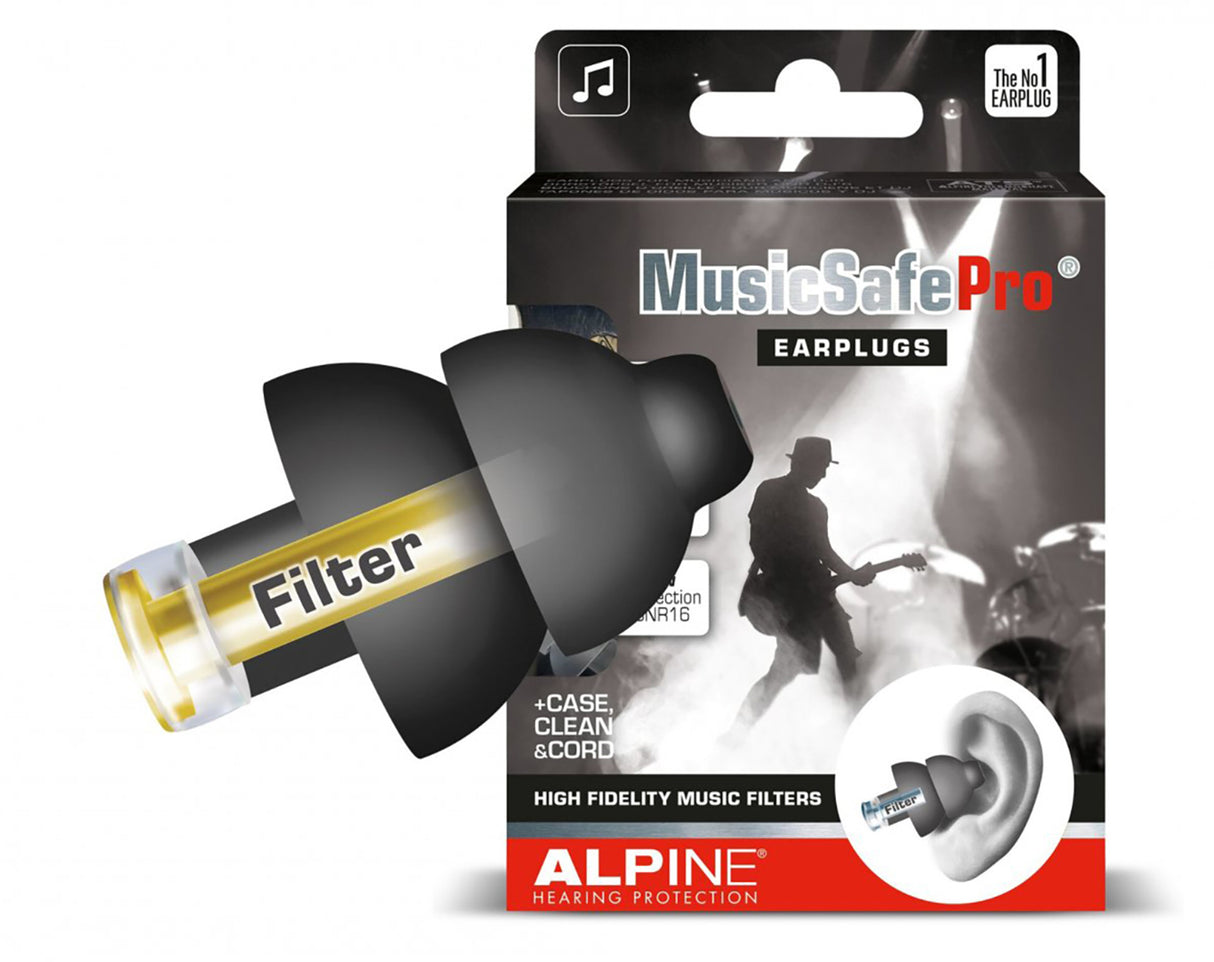 Alpine MusicSafe Pro öronproppar (svarta)