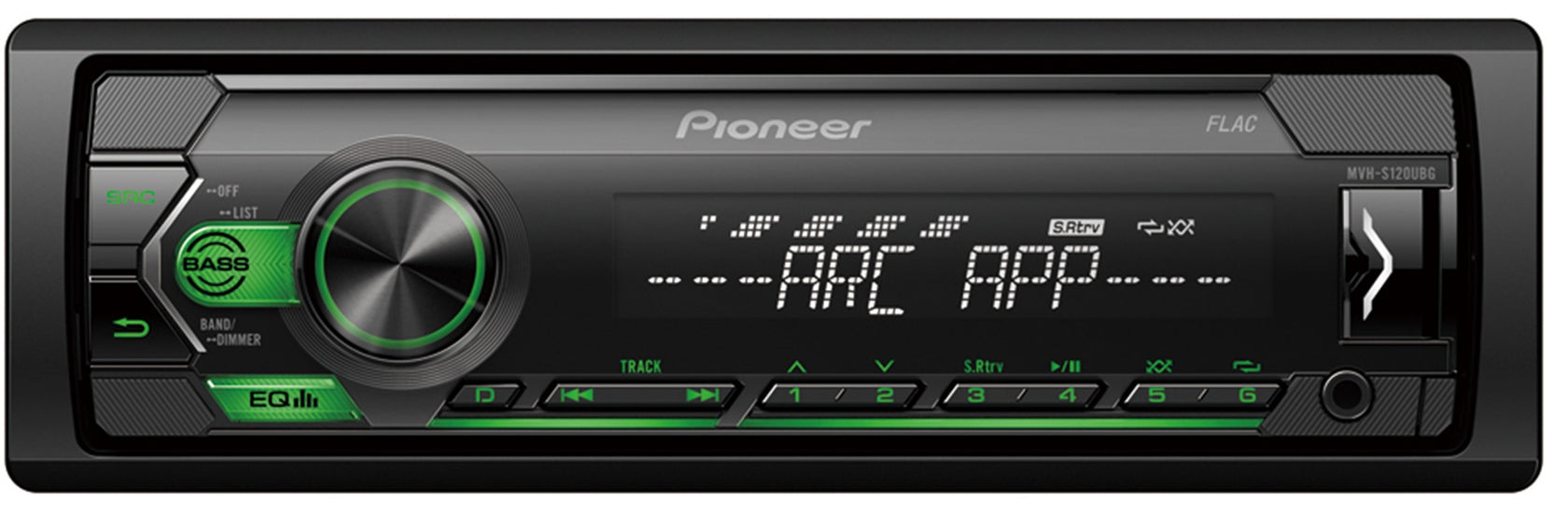 Pioneer MVH-S120UBG 1-DIN Bilstereo 