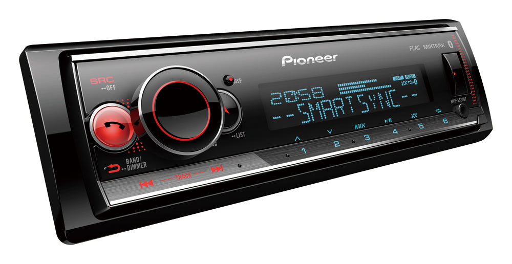 Pioneer MVH-S520BT Bilradio med Bluetooth och USB 