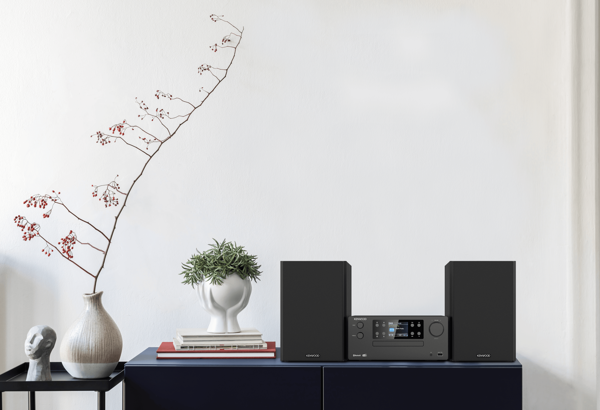 Kenwood M-925DAB-B Minisystem med Bluetooth och DAB+ (svart)