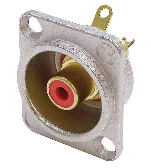 Neutrik NF2D-2 Phono D-typ chassiplugg