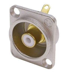 Neutrik NF2D-9 Phono D-typ chassiplugg