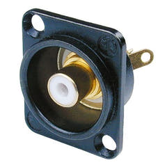 Neutrik NF2D-9 Phono D-typ chassiplugg