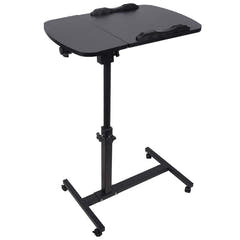 Justerbart laptopbord med hjul