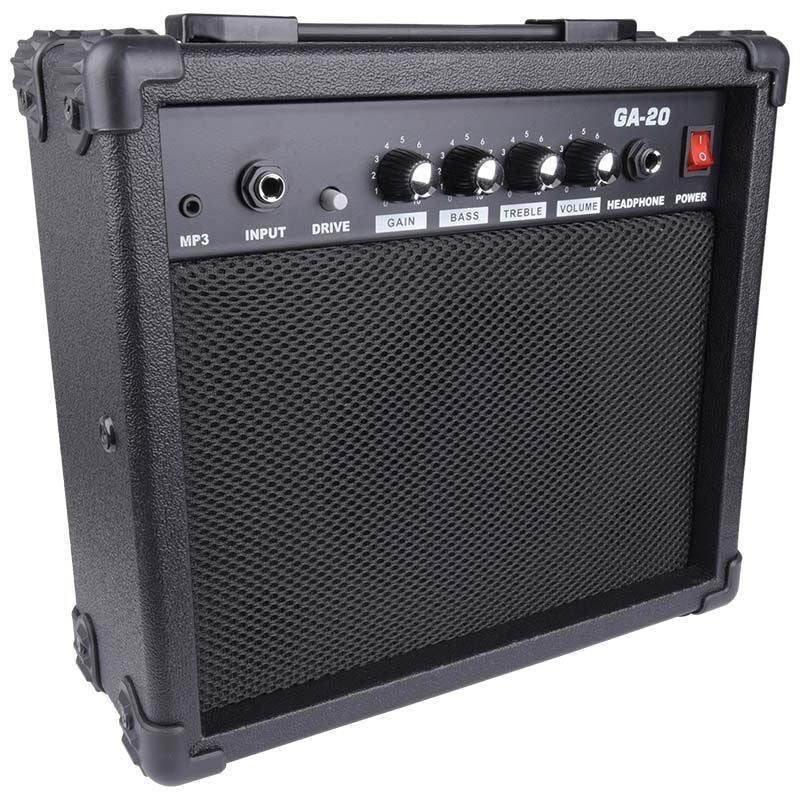 V-Tone EAG SET BK elektrisk akustisk guitar + forstærker, Sort