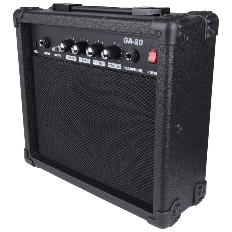 V-Tone EAG SET BK elektrisk akustisk guitar + forstærker, Sort