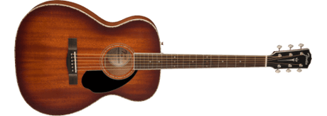 Fender PO-220E Orchestra Western Guitar ( Aged Cognac Burst )
