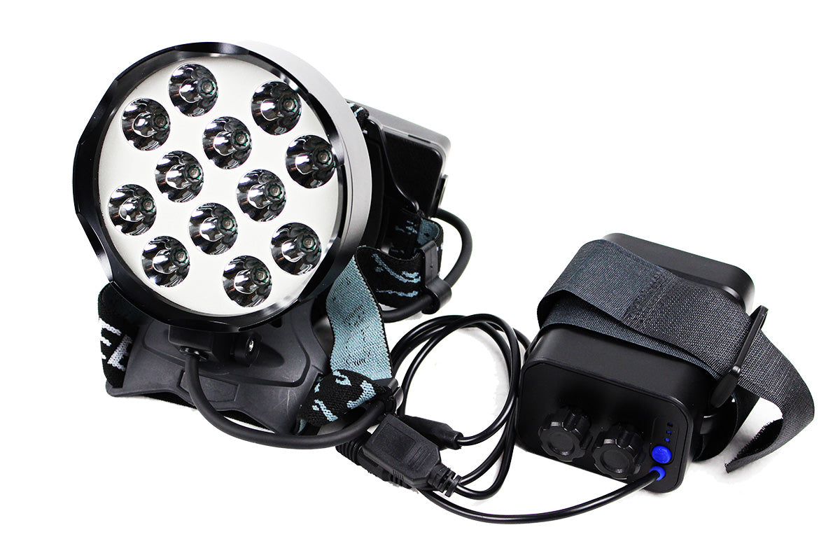 UV Pannlampa med 12x6 Watt LED