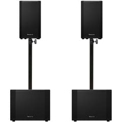 Pioneer DJ 2x XPRS-1152ST + 2x XPRS-102 Paket