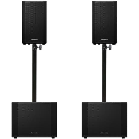 Pioneer DJ 2x XPRS-1152ST + 2x XPRS-102 Paket
