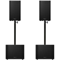 Pioneer DJ 2x XPRS-1152ST + 2x XPRS-122 Paket