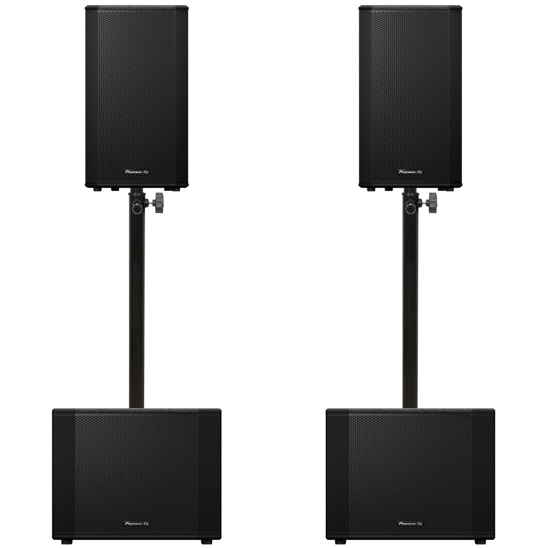 Pioneer DJ 2x XPRS-1152ST + 2x XPRS-122 Paket