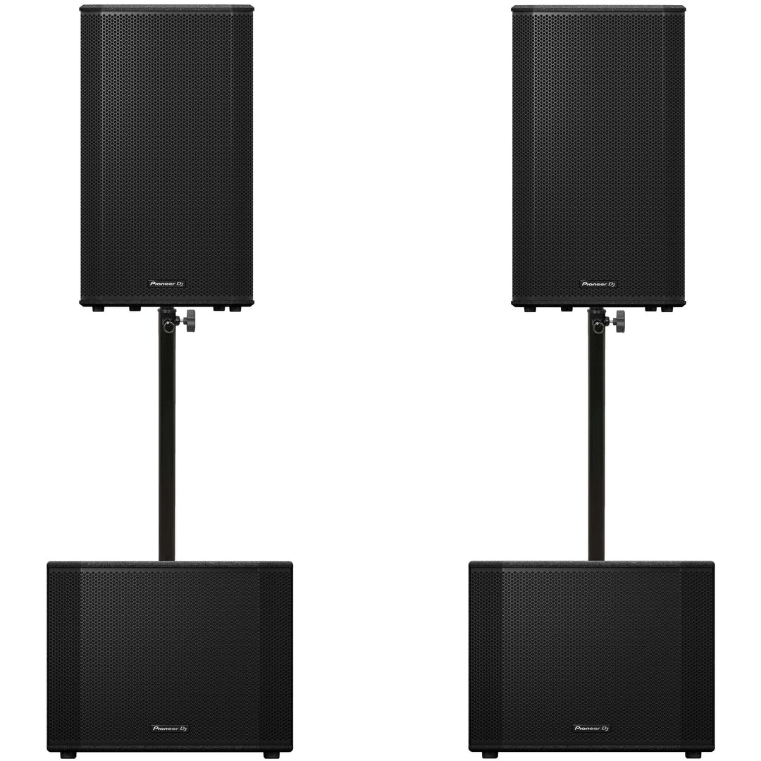 Pioneer DJ 2x XPRS-1152ST + 2x XPRS-152 Paket
