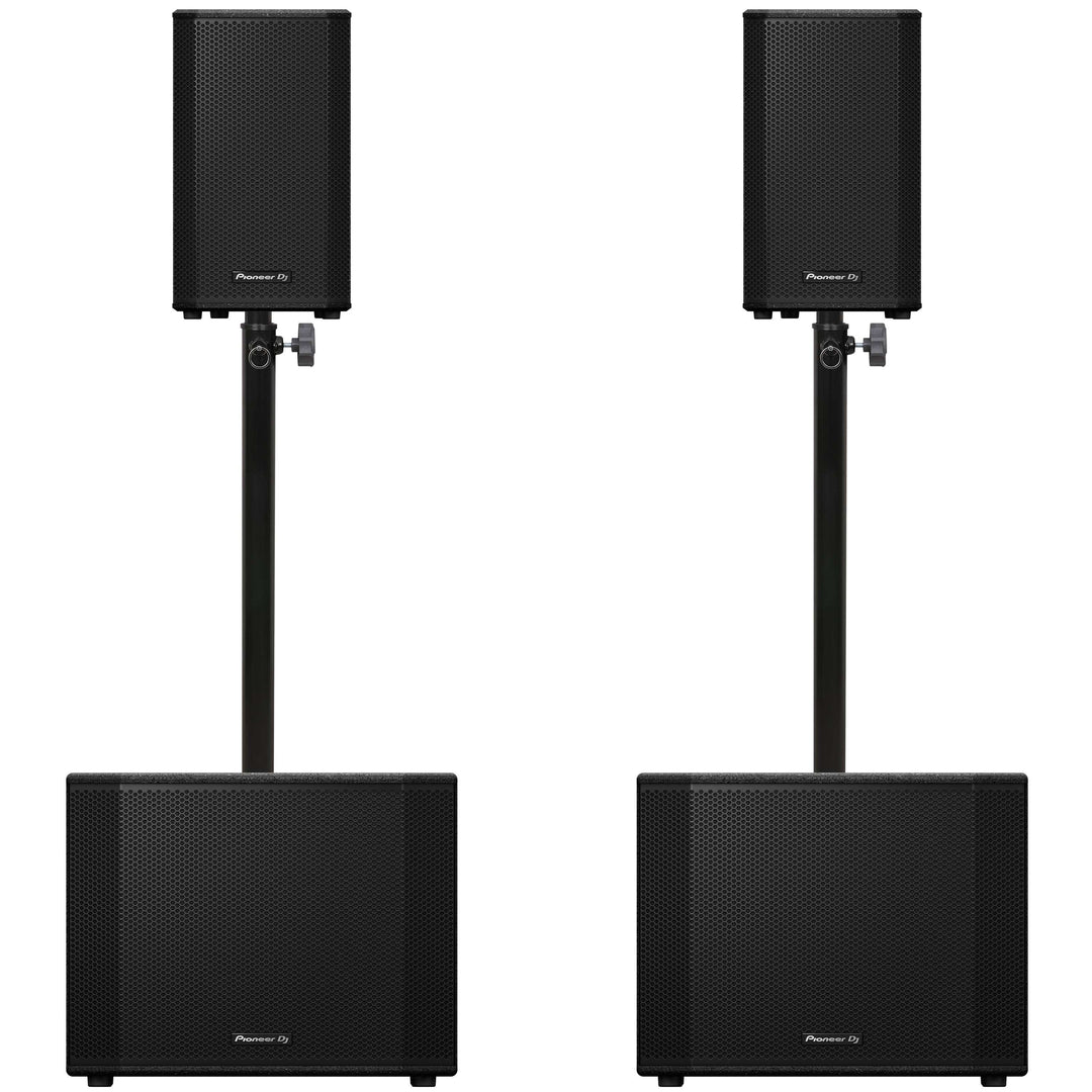 Pioneer DJ 2x XPRS-1152ST + 2x XPRS-82 Paket