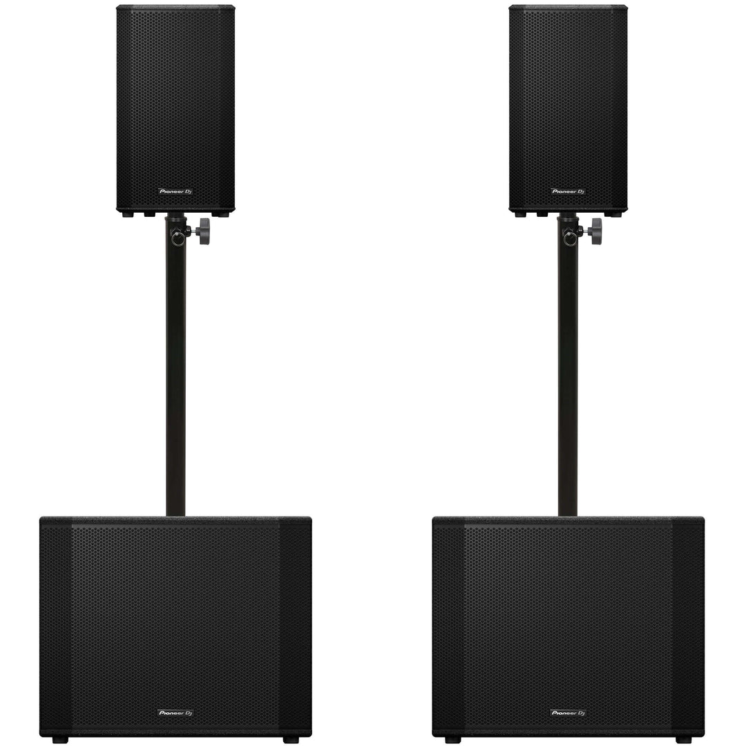 Pioneer DJ 2x XPRS-1182ST + 2x XPRS-102 paket