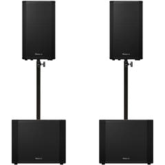 Pioneer DJ 2x XPRS-1182ST + 2x XPRS-122 paket