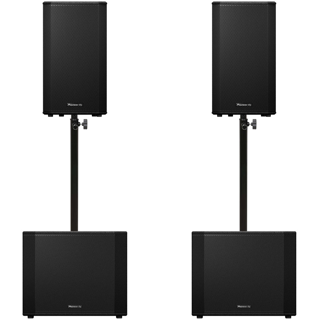 Pioneer DJ 2x XPRS-1182ST + 2x XPRS-122 paket