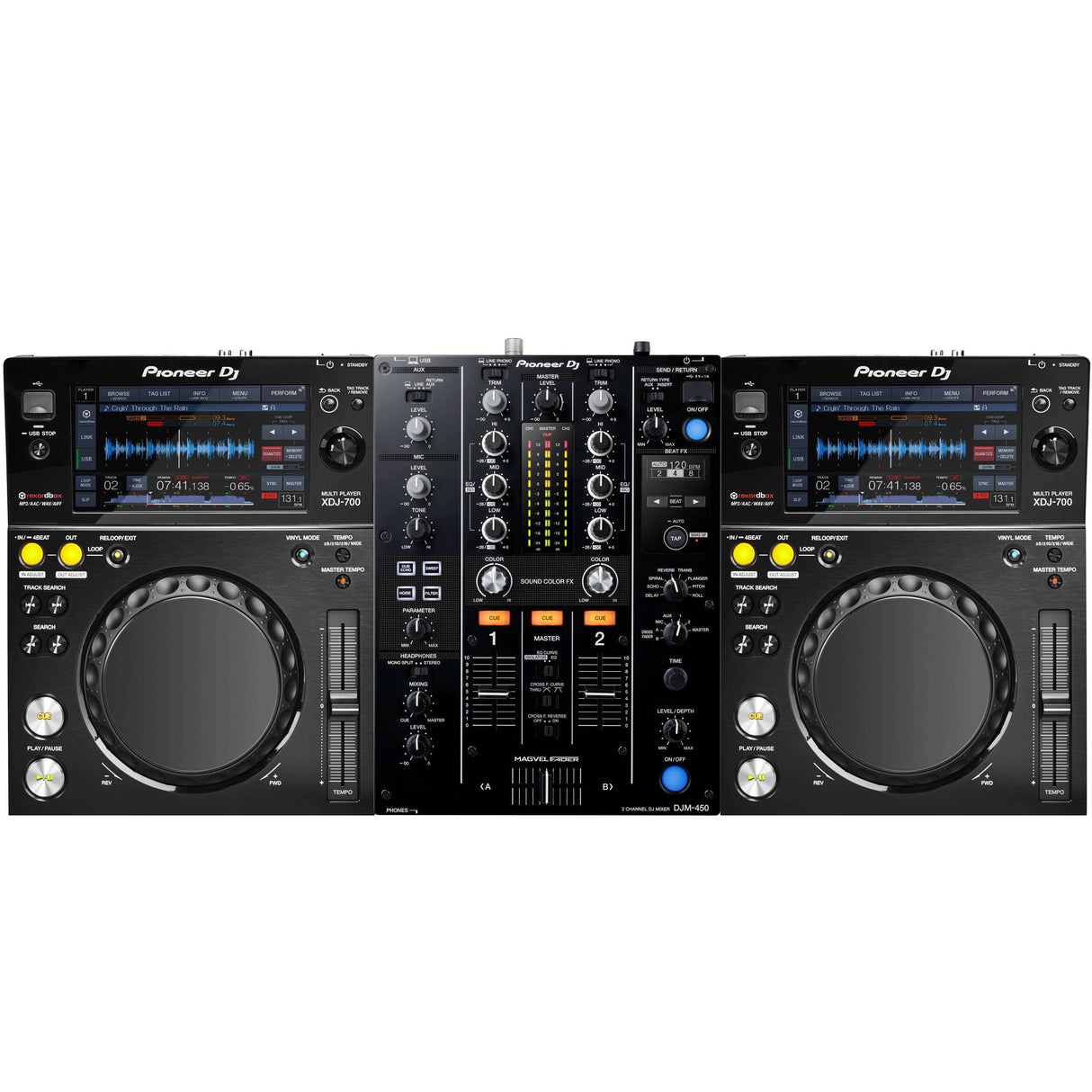 Pioneer DJ DJM-450 + XDJ-700 Paket