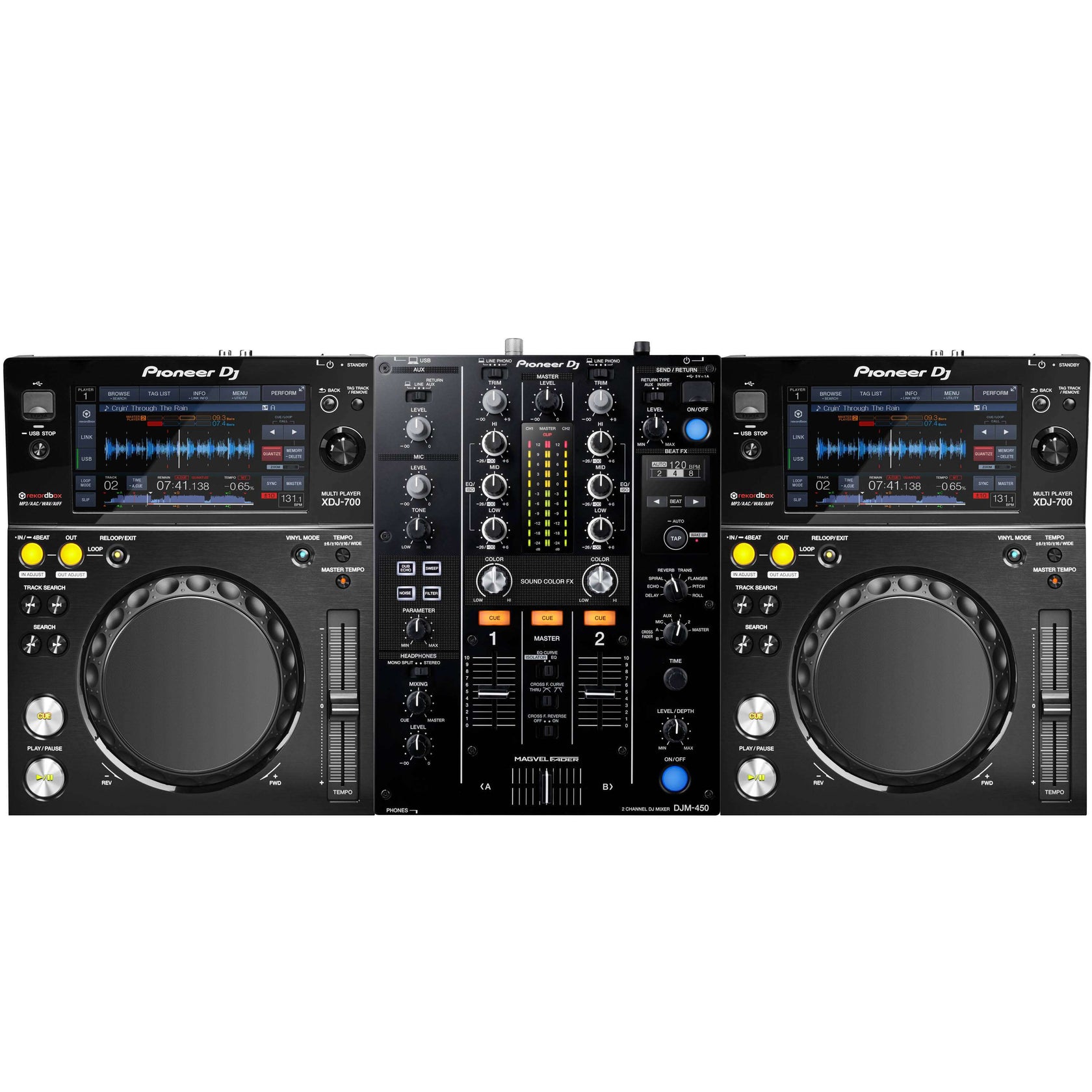Pioneer DJ DJM-450 + XDJ-700 Paket