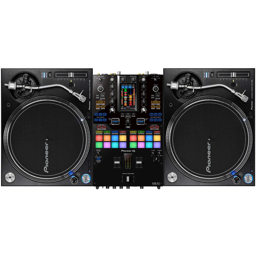 Pioneer DJ DJM-S11 + PLX-1000 paket