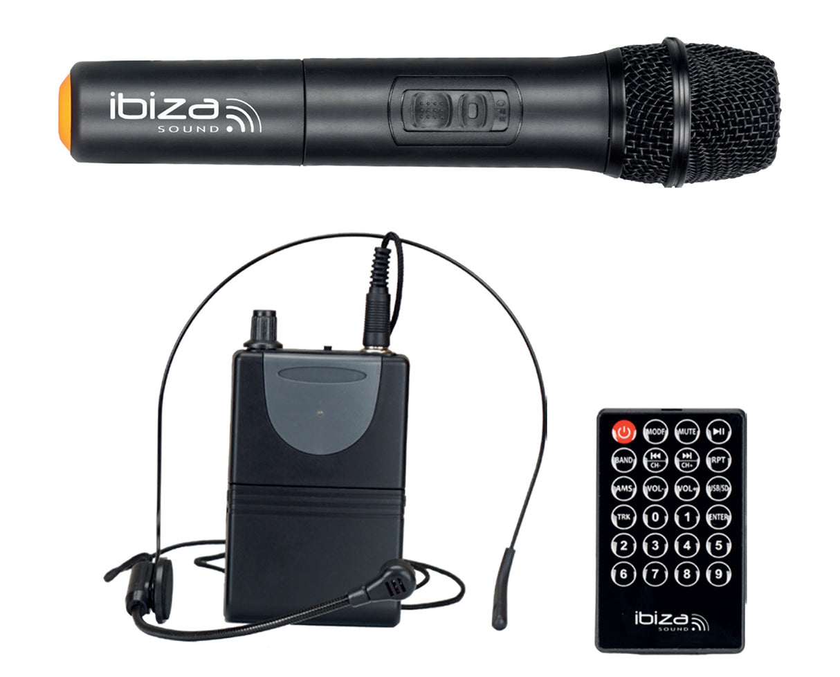 Ibiza PORT12UHF-MKII (svart)