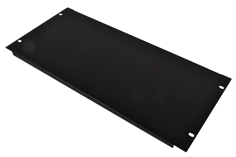 19" svart rackpanel