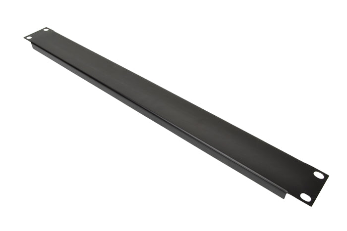 19" svart rackpanel
