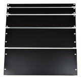 19" svart rackpanel