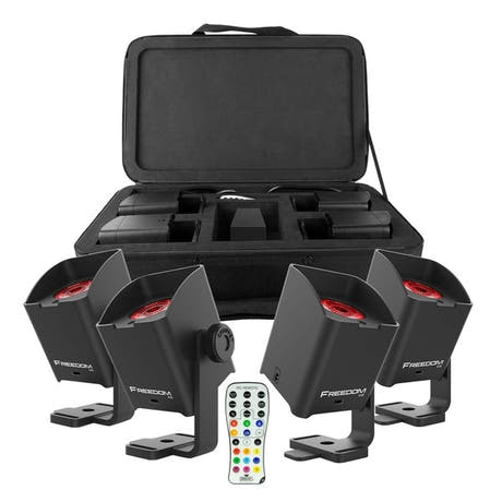 Chauvet FREEDOM H1 Batterilampa 4 st. m. Väska (svart) 
