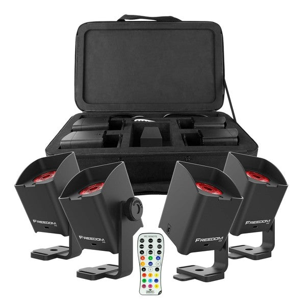 Chauvet FREEDOM H1 Batterilampa 4 st. m. Väska (svart) 