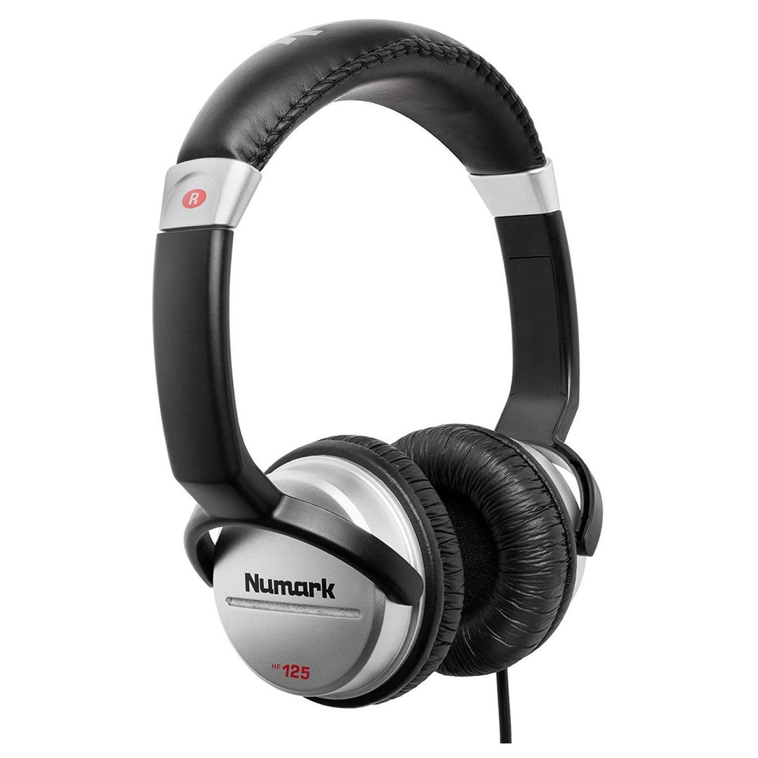 Numark HF125 DJ hörlurar (svart/silver)