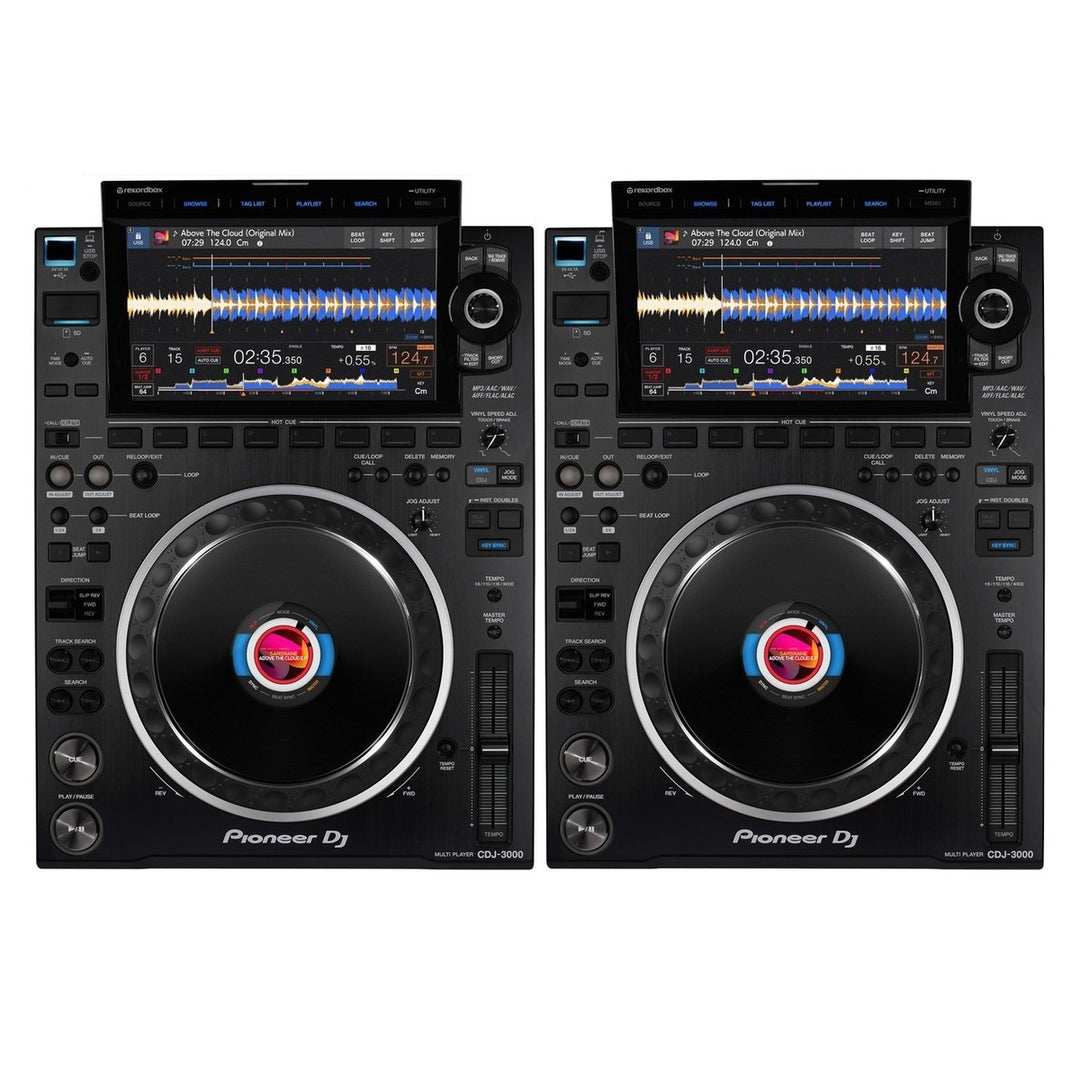 AlphaTheta CDJ-3000X mediaspelare (set)