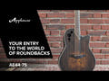 Applause E-akustisk Gitarrer AE44II Mid Cutaway - Vintage lack satin (AE44-7S)