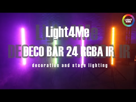 LIGHT4ME DECO BAR 24 RGBA IR-ljusslinga