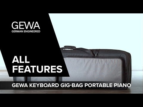 GEWA Keyboards gigbag för portabelt piano - 134 x 38 x 12 cm