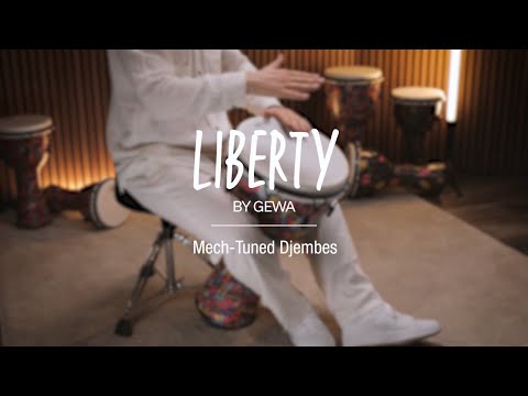 GEWA djembé Liberty Series mekaniskt stämd - 10" Crazy Neon