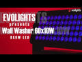 Evolights 60x10W RGBW LED Wall Washer - IP65