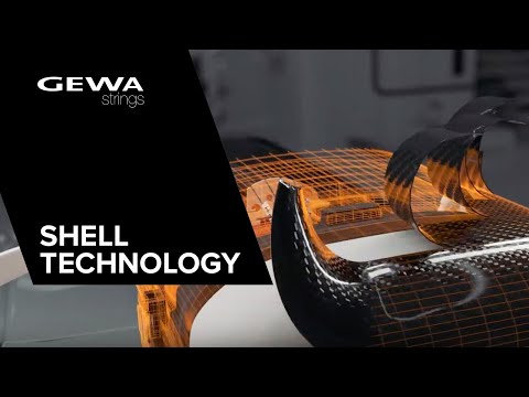 GEWA Formgjutna Fioler-fodral Air 1.7 - Blå högblank
