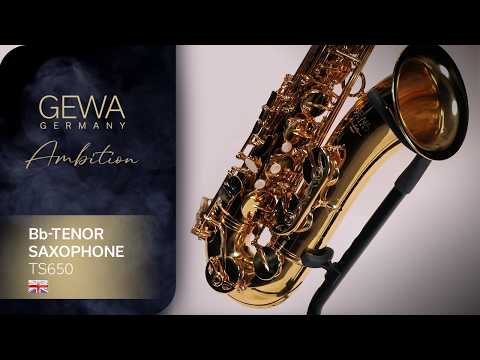 GEWA Ambition TS650 Bb-tenorsaxofon, guldlack