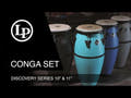 Latin Percussion Conga Discovery - Race Car Blue (LP646D-DB)