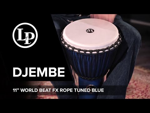 Latin Percussion Djembe World Beat FX Rope Tuned - Koppar (LP724C)