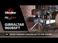 Gibraltar trumstol 9000 Series - 9608SFT