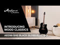 Applause E-akustisk Gitarrer Wood Classics AED96-5HG Black Gloss Electro - svart högglans (AED96-5HG)