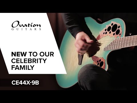 Ovation E-akustisk Gitarrer Celebrity Elite Plus Mid Cutaway - Mintburst (CE44X-9B-G)
