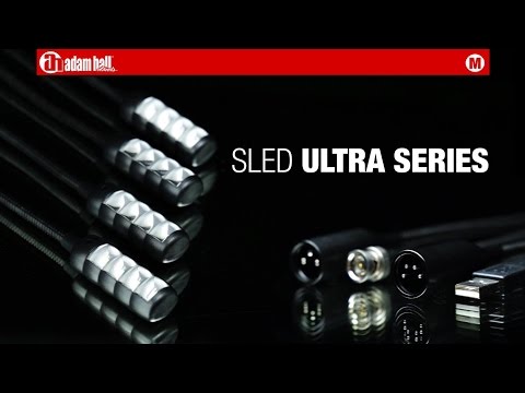 Adam Hall Stands SLED 1 ULTRA XLR 4 - 4-polig XLR-svanhalslampa med 4 COB-LED:er