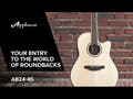 Applause E-akustisk Gitarrer AB24II CS Mid Cutaway - Natural satin (AB24-4S)