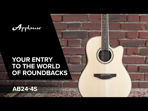 Applause E-akustisk Gitarrer AB24II CS Mid Cutaway - Natural satin (AB24-4S)